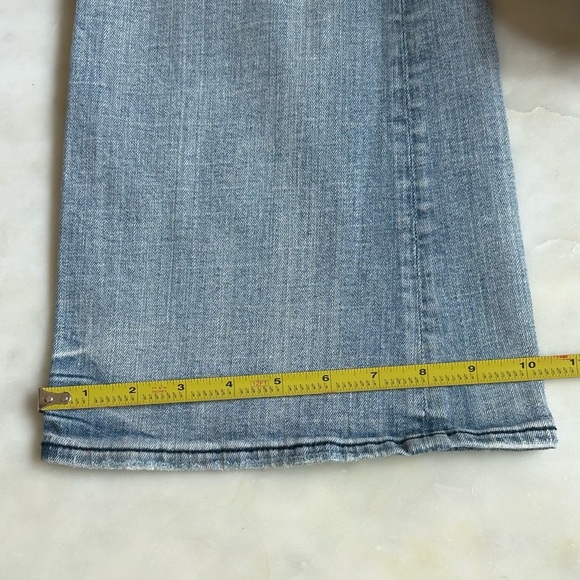 Bedrock for Express Light Blue Flare Jeans EUC - Picture 10 of 12